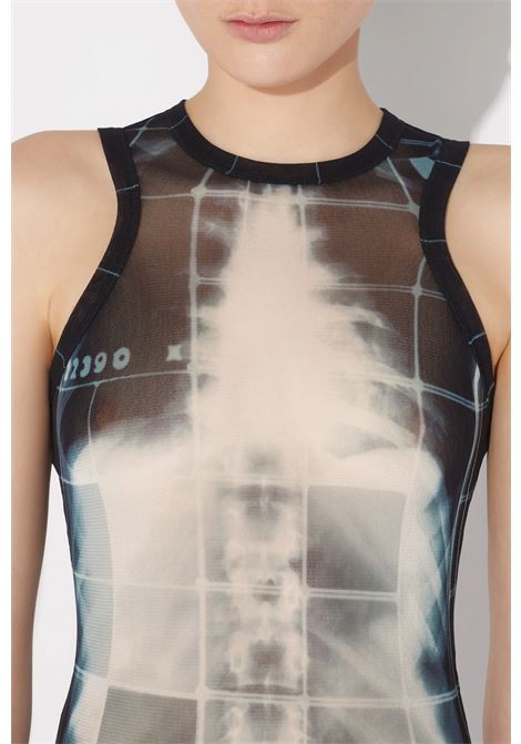 body squeletor donna nero e blu JEAN PAUL GAULTIER | 25/33-F-BD058-T580005956